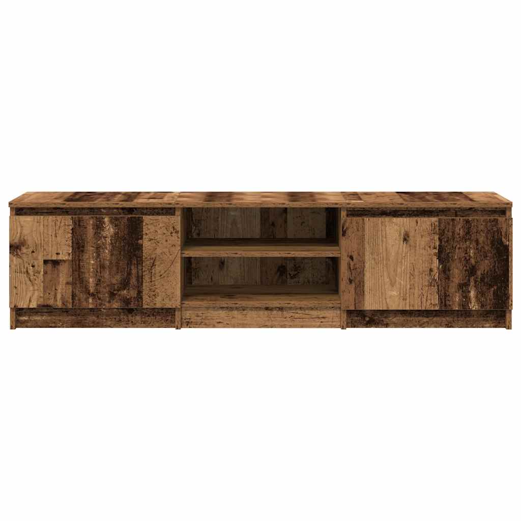 Meuble TV en bois ancien 140x40x36 cm bois d'ingénierie - XIOS