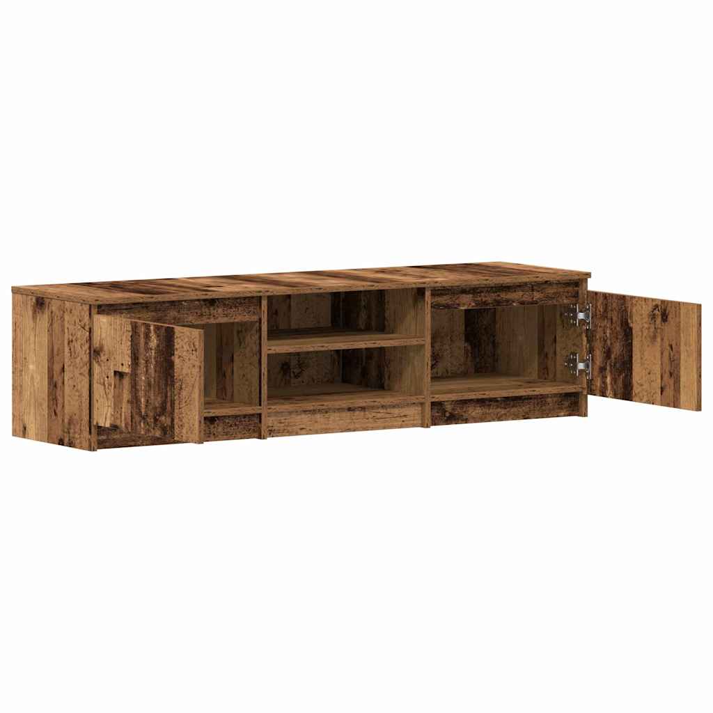 Meuble TV en bois ancien 140x40x36 cm bois d'ingénierie - XIOS