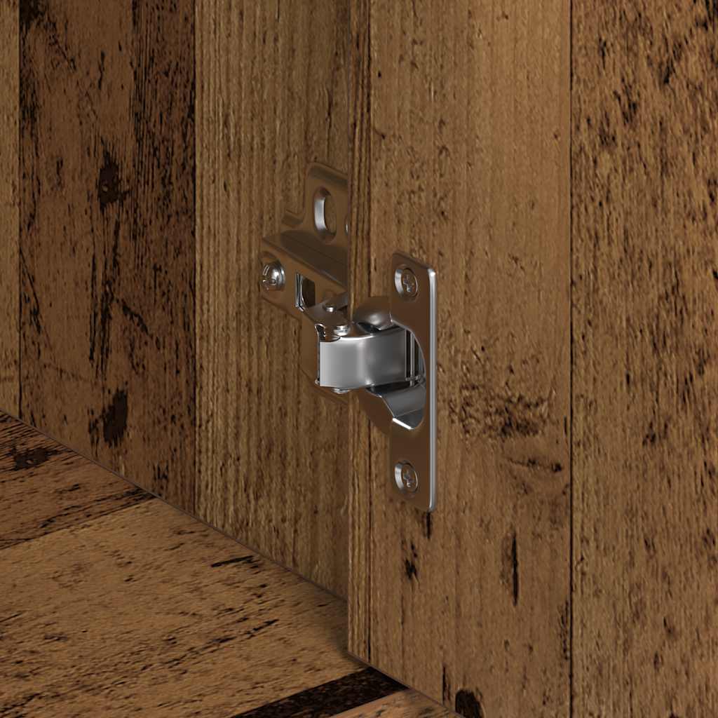 Buffet vieux bois 88x30x70 cm bois d'ingénierie - XIOS