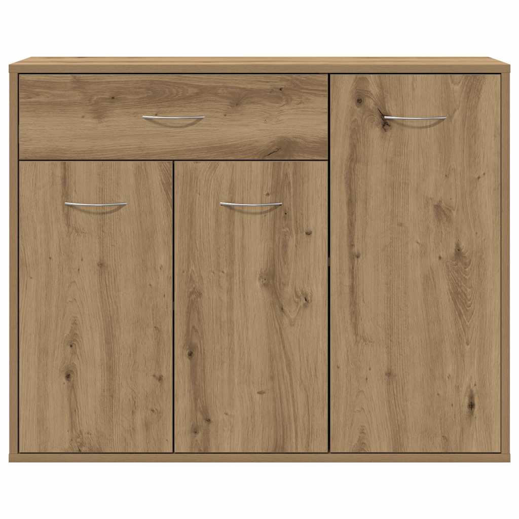 Buffet chêne artisanal 88x30x70 cm bois d'ingénierie - XIOS