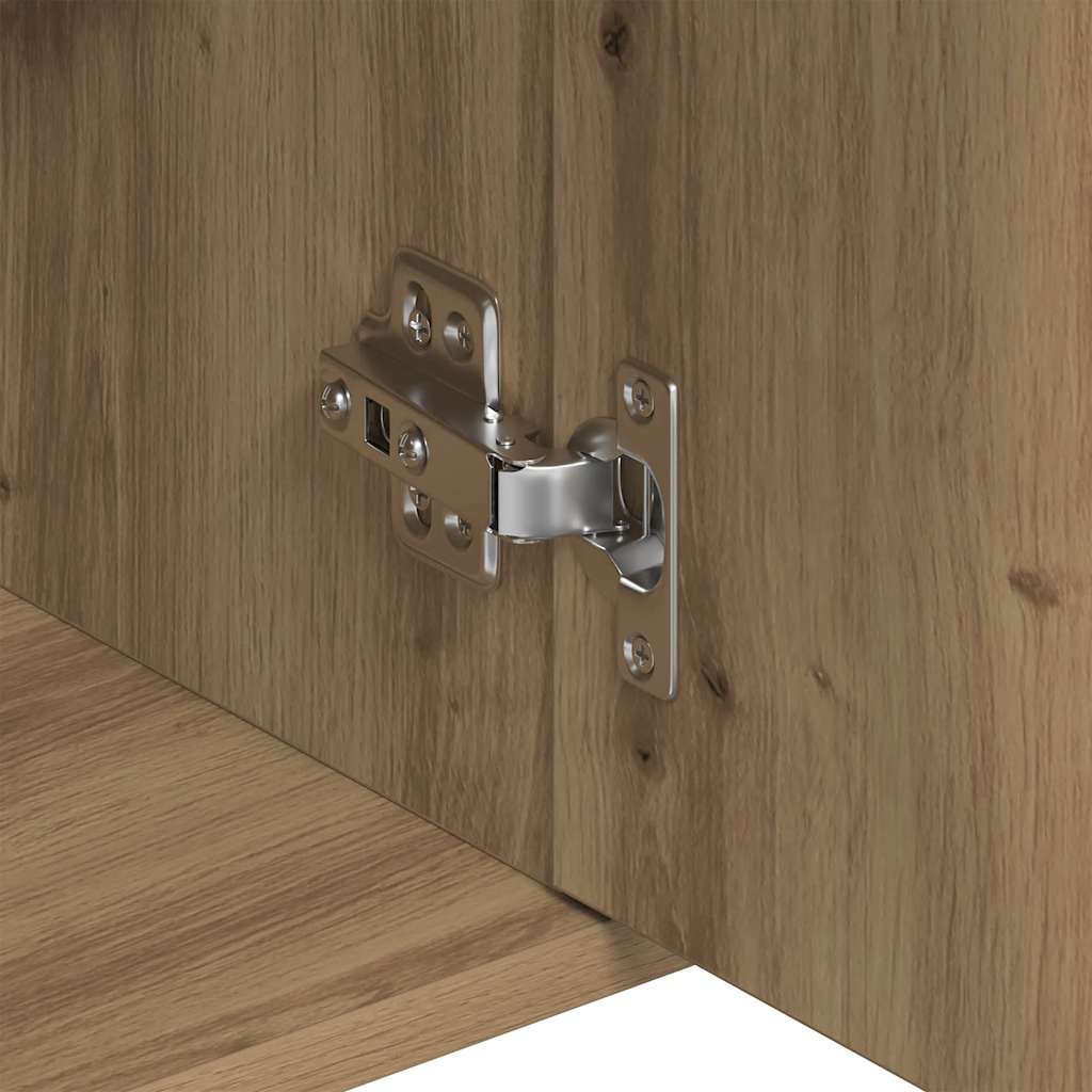 Buffet chêne artisanal 88x30x70 cm bois d'ingénierie - XIOS