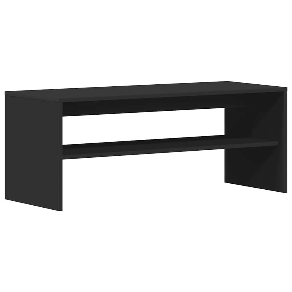 Meuble TV Noir 100 x 40 x 40 cm Aggloméré - XIOS