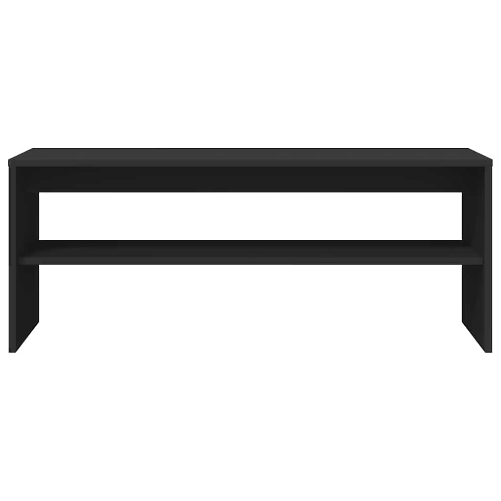 Meuble TV Noir 100 x 40 x 40 cm Aggloméré - XIOS
