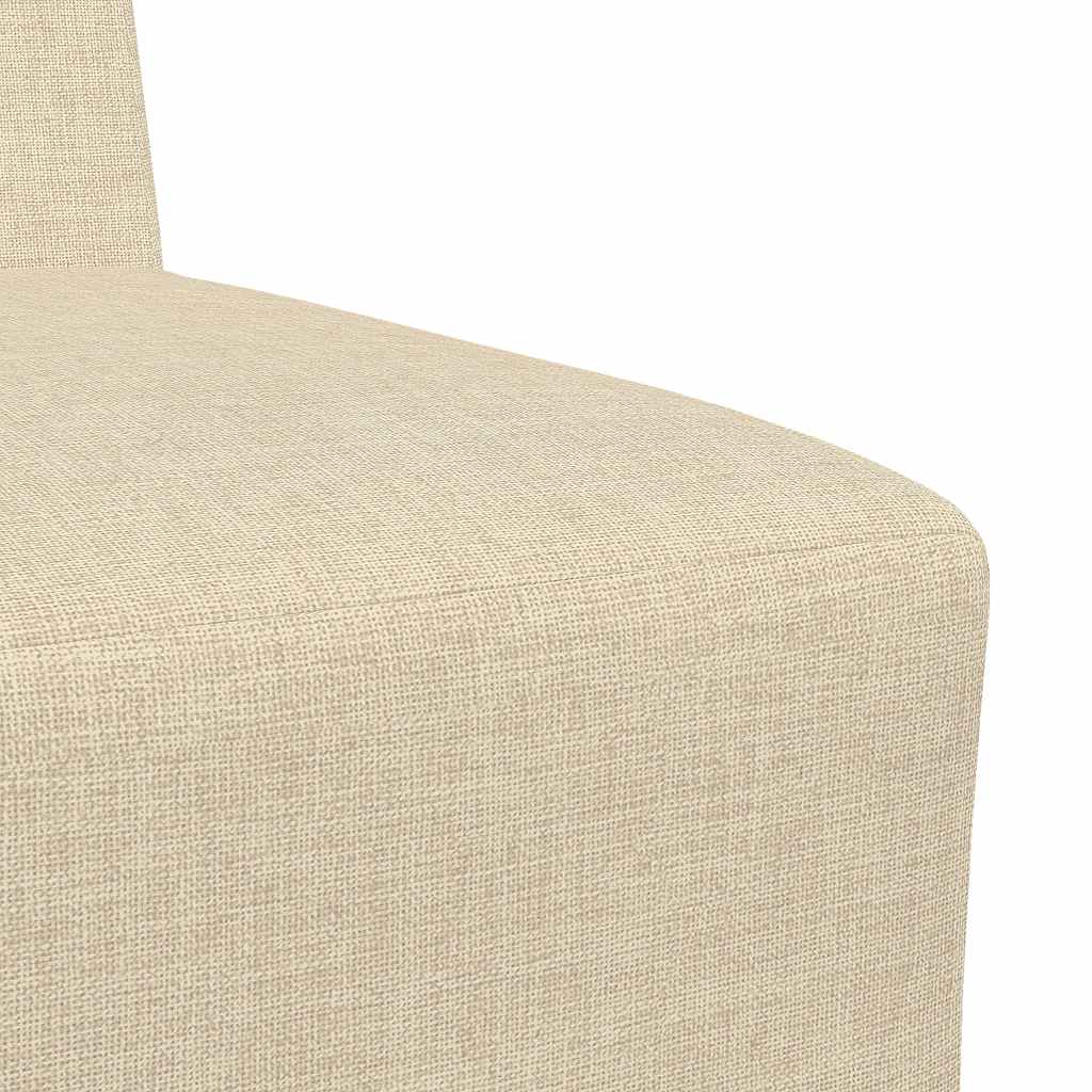 Fauteuil crème 55 cm tissu Canapés vidaXL