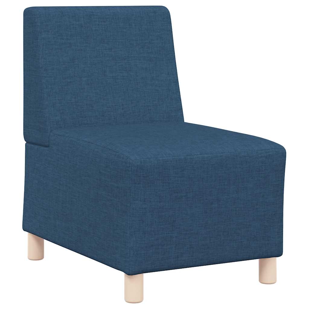 Canapé modulaire sans accoudoirs Bleu 55 cm Tissu - XIOS