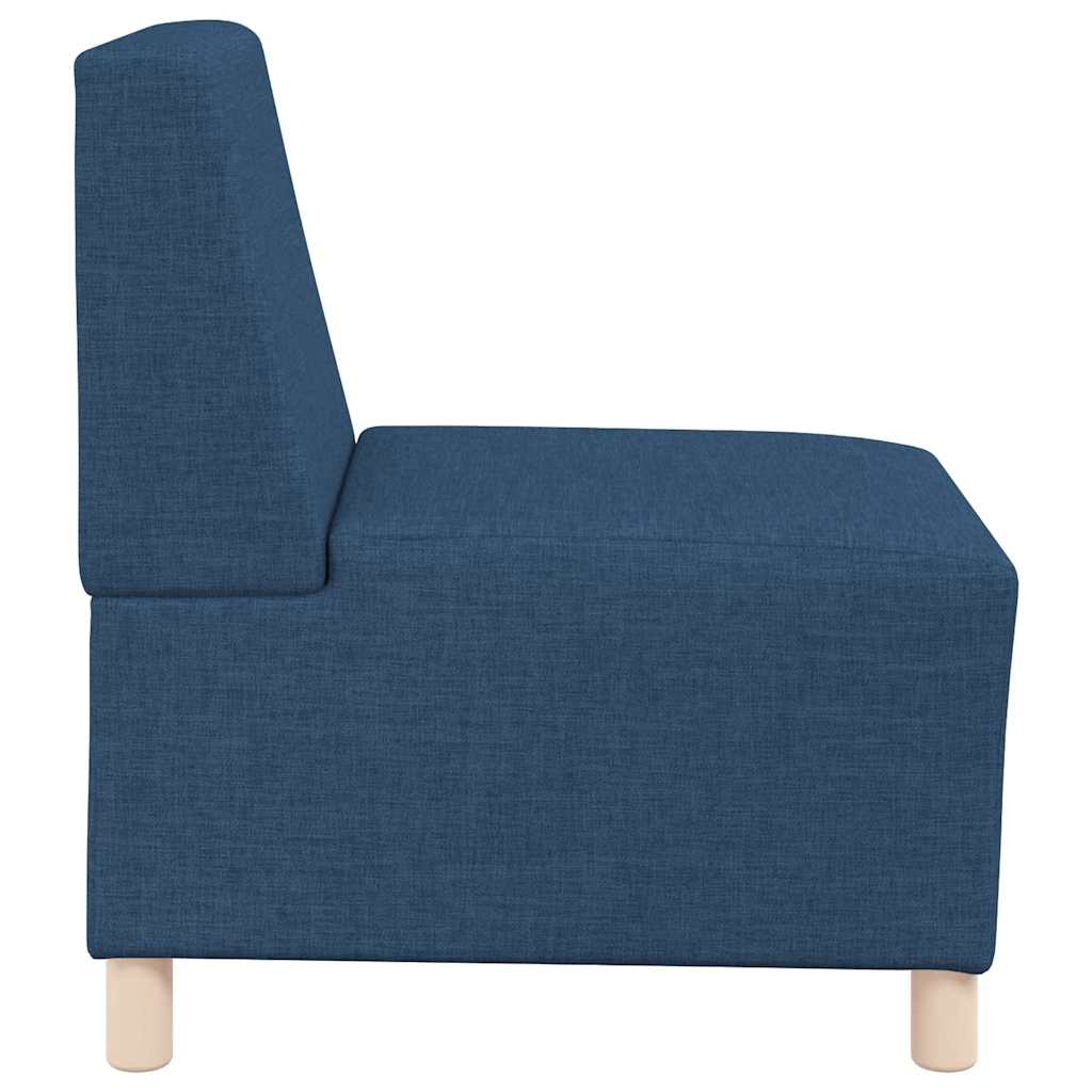 Canapé modulaire sans accoudoirs Bleu 55 cm Tissu - XIOS