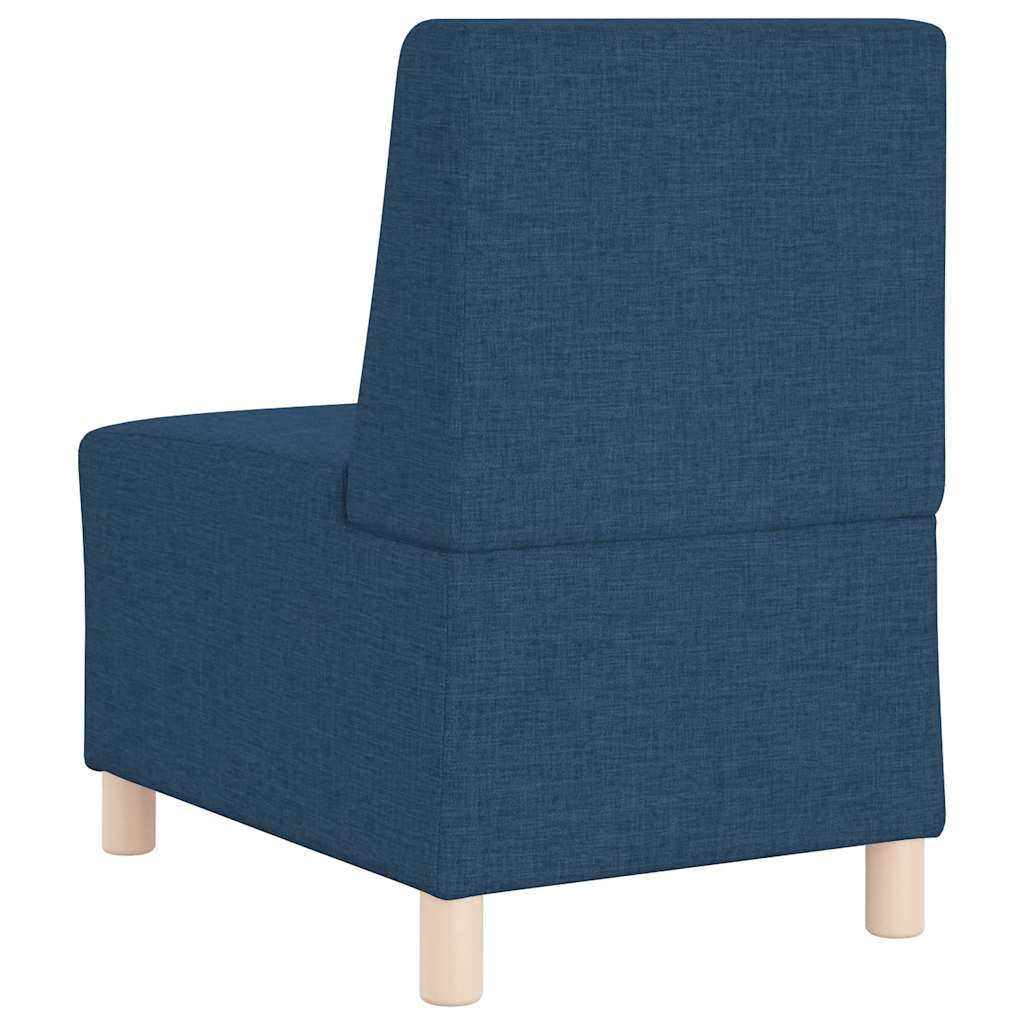 Canapé modulaire sans accoudoirs Bleu 55 cm Tissu - XIOS