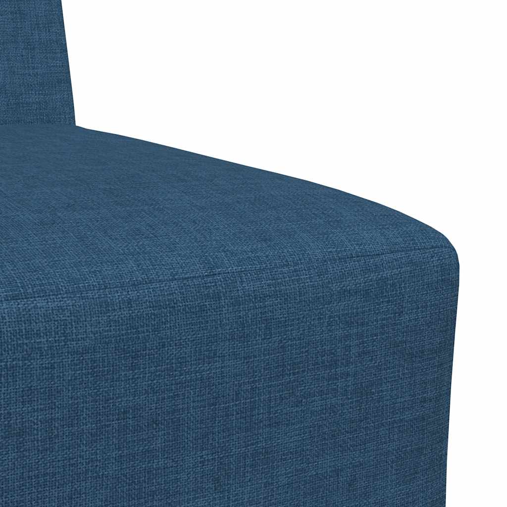Canapé modulaire sans accoudoirs Bleu 55 cm Tissu - XIOS