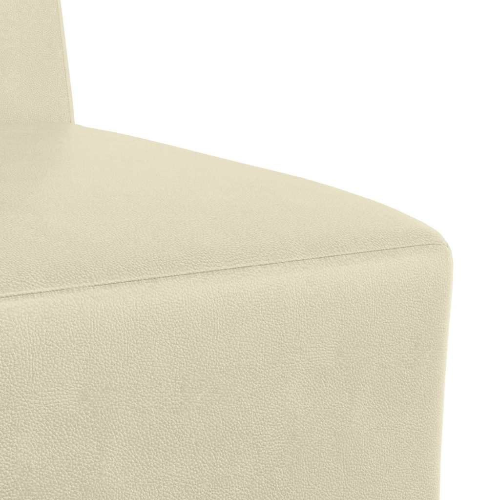 Unité de Sofa Modulaire Sans Accoudoirs Crème 55 x 74 x 82 cm - XIOS