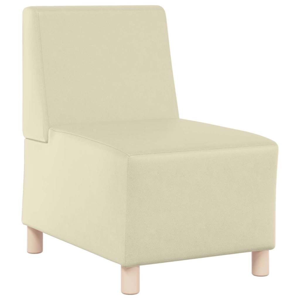 Unité de Sofa Modulaire Sans Accoudoirs Crème 55 x 74 x 82 cm - XIOS