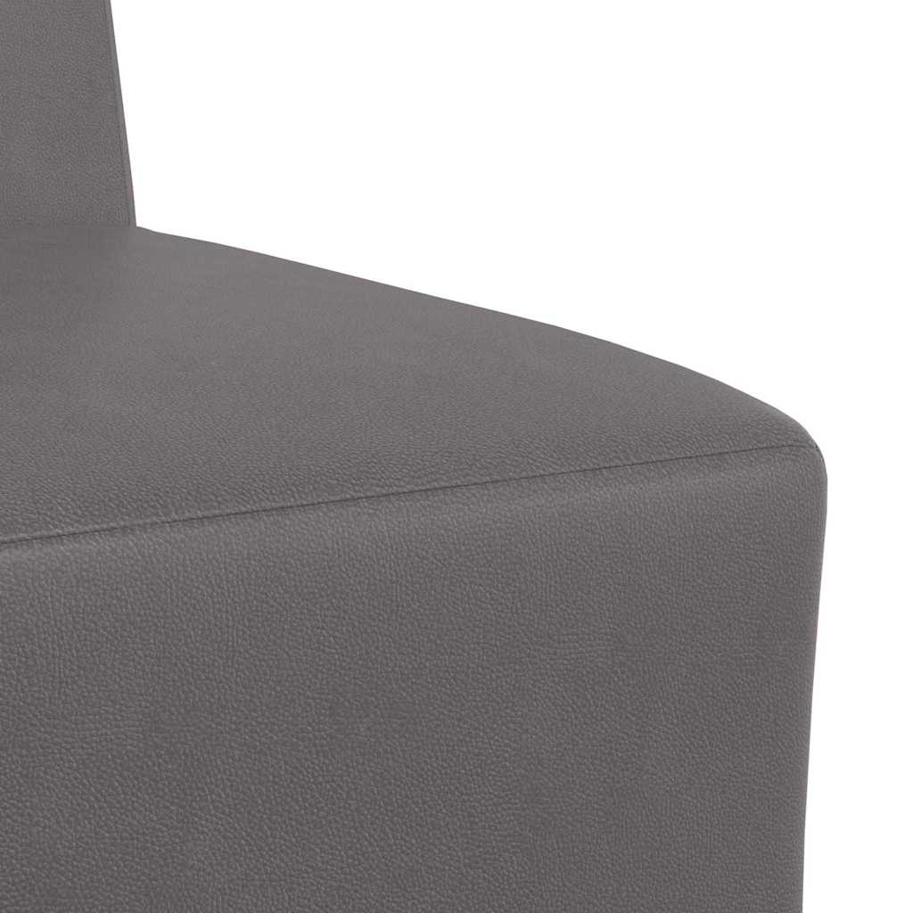 Unité de Sofa Modulaire Sans Accoudoirs Gris 55 x 74 x 82 cm - XIOS