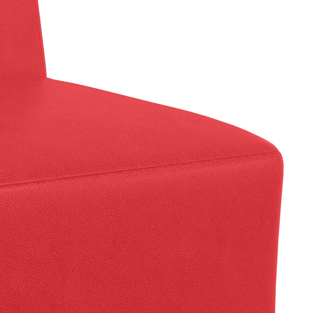 Unité de Sofa Modulaire Sans Accoudoirs Rouge 55 x 74 x 82 cm - XIOS
