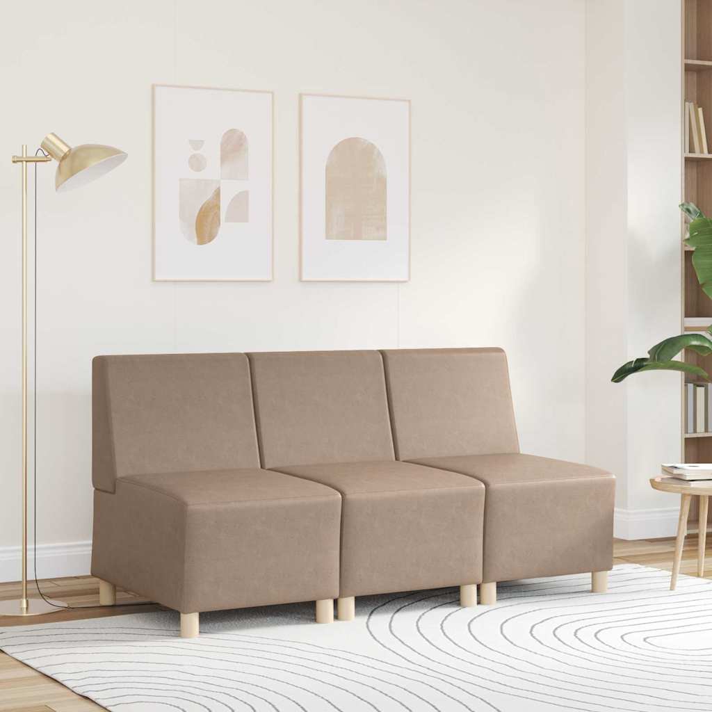 Unité de Sofa Modulaire Sans Accoudoirs Cappuccino - XIOS