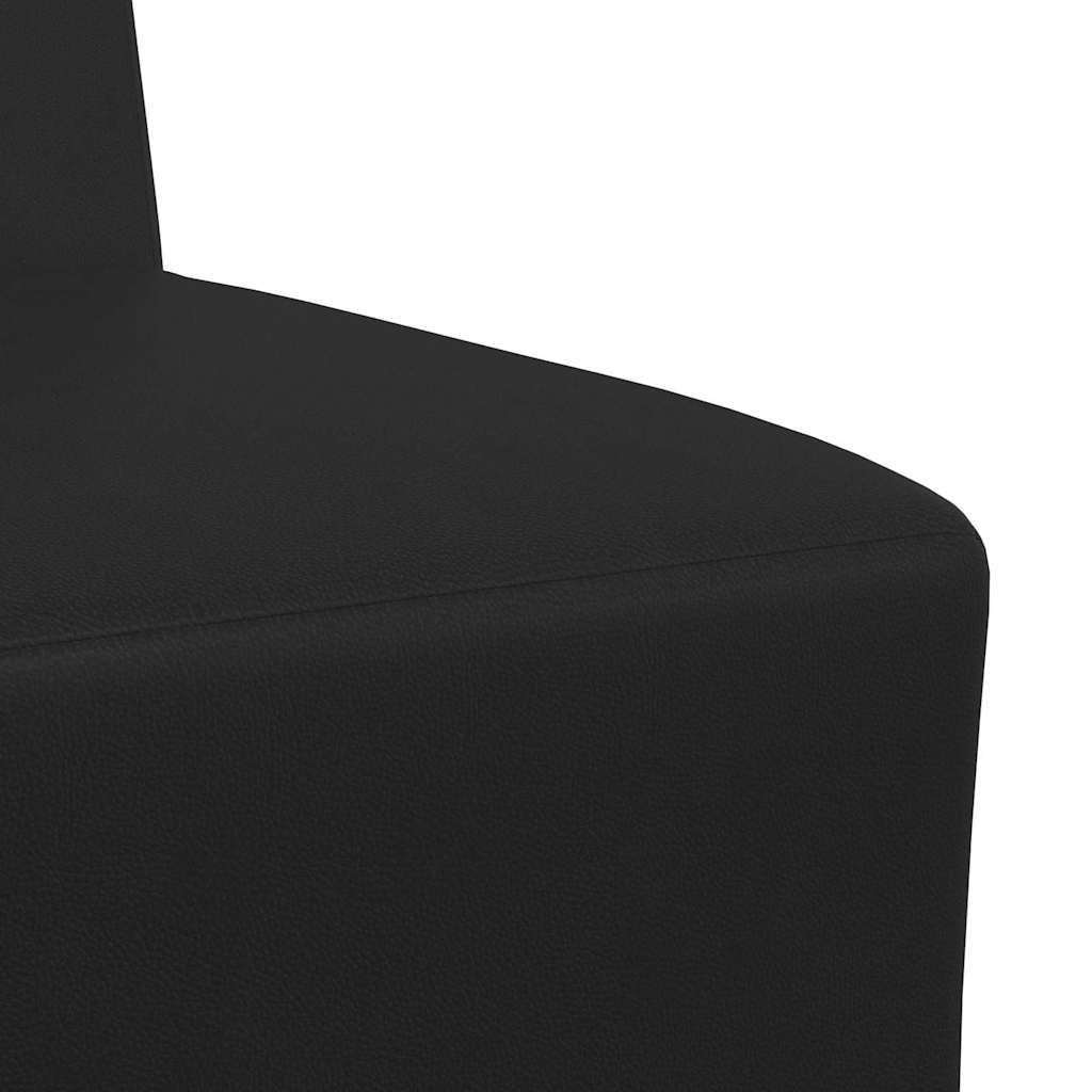 Unité de Sofa Modulaire Sans Accoudoirs Noir 55 x 74 x 82 cm - XIOS