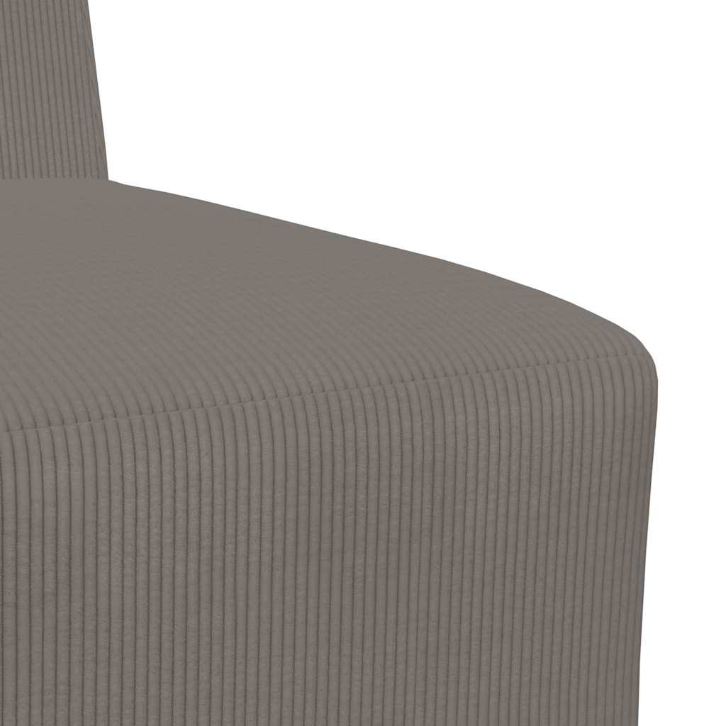 Unité de Sofa Modulaire Sans Accoudoirs Gris clair - XIOS