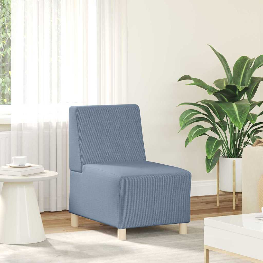 Unité de Sofa Modulaire Sans Accoudoirs Bleu 55 x 74 x 82 cm - XIOS
