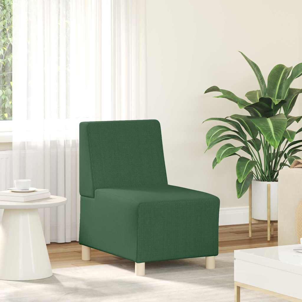 Unité de Sofa Modulaire Sans Accoudoirs Vert jungle - XIOS