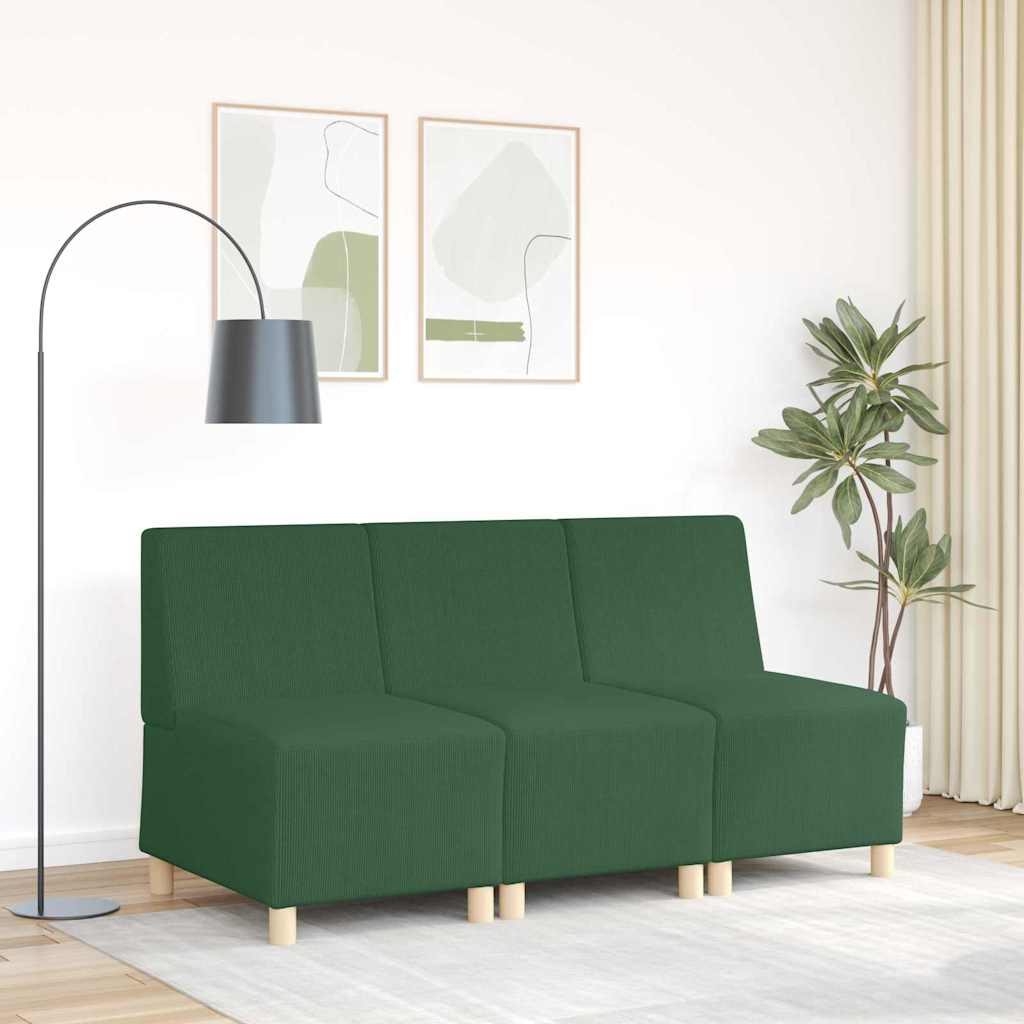 Unité de Sofa Modulaire Sans Accoudoirs Vert jungle - XIOS