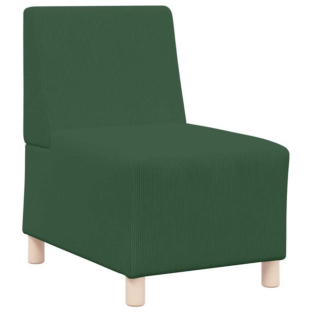 Unité de Sofa Modulaire Sans Accoudoirs Vert jungle - XIOS