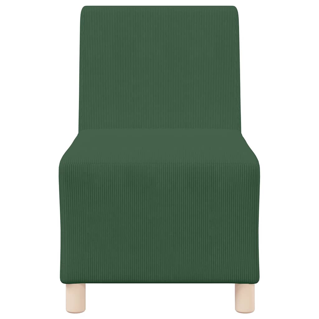 Unité de Sofa Modulaire Sans Accoudoirs Vert jungle - XIOS
