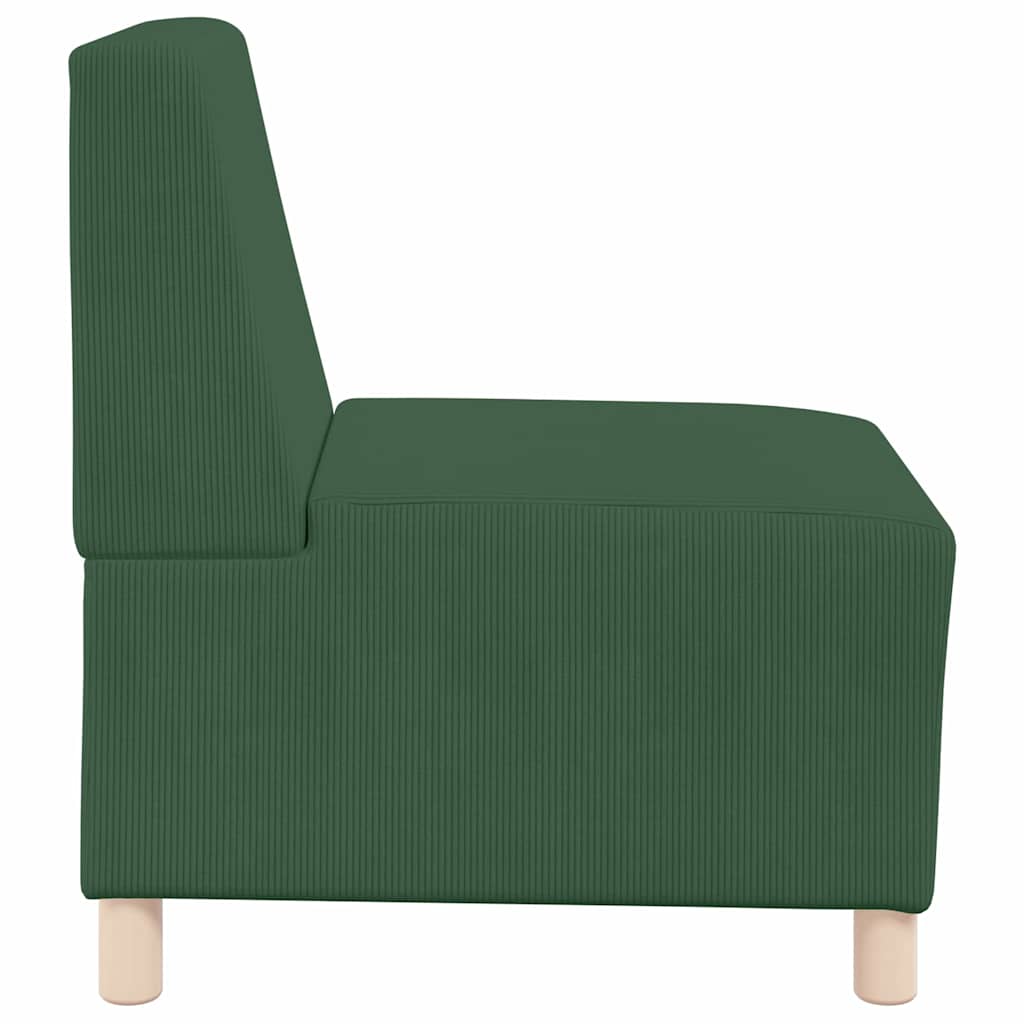Unité de Sofa Modulaire Sans Accoudoirs Vert jungle - XIOS