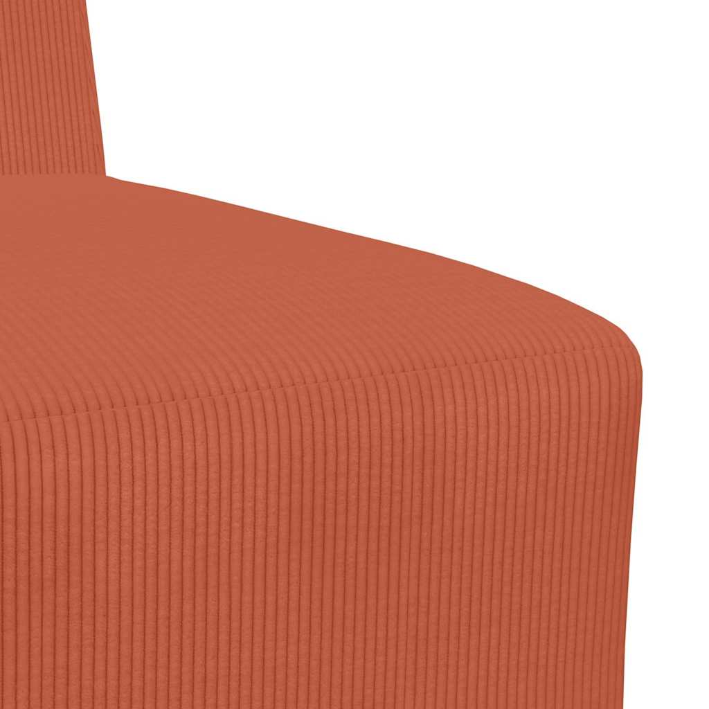 Unité de Sofa Modulaire Sans Accoudoirs Orange 55 x 74 x 82 cm - XIOS
