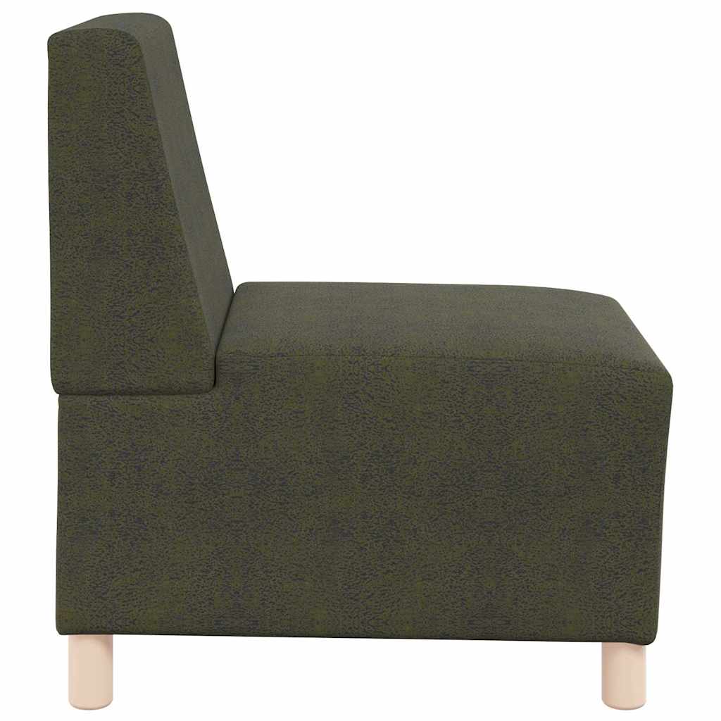 Unité de Sofa Modulaire Sans Accoudoirs Vert armée - XIOS