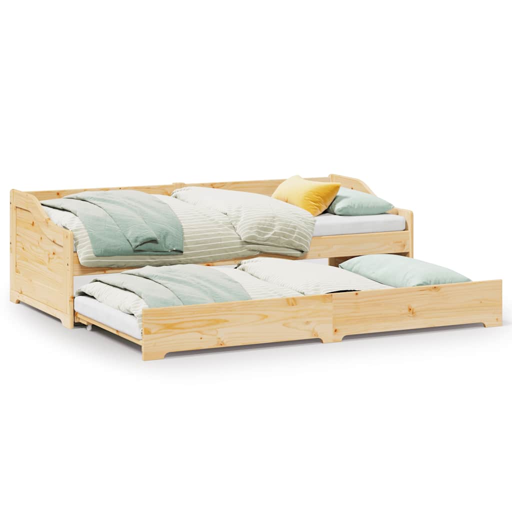 Lit de jour avec gigogne sans matelas IRUN 90x200 cm - XIOS