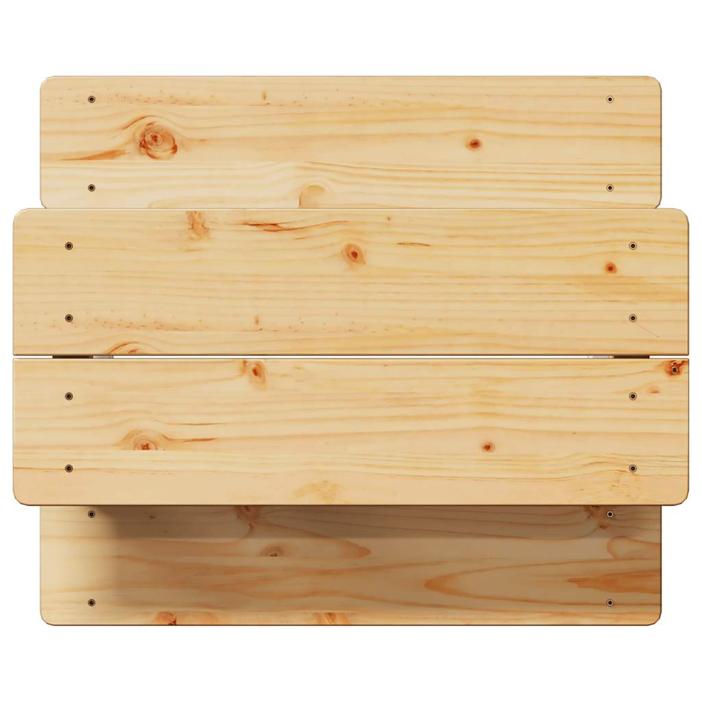 Table et bancs pour enfants IRUN blanc 90x79,5x50cm bois massif - XIOS