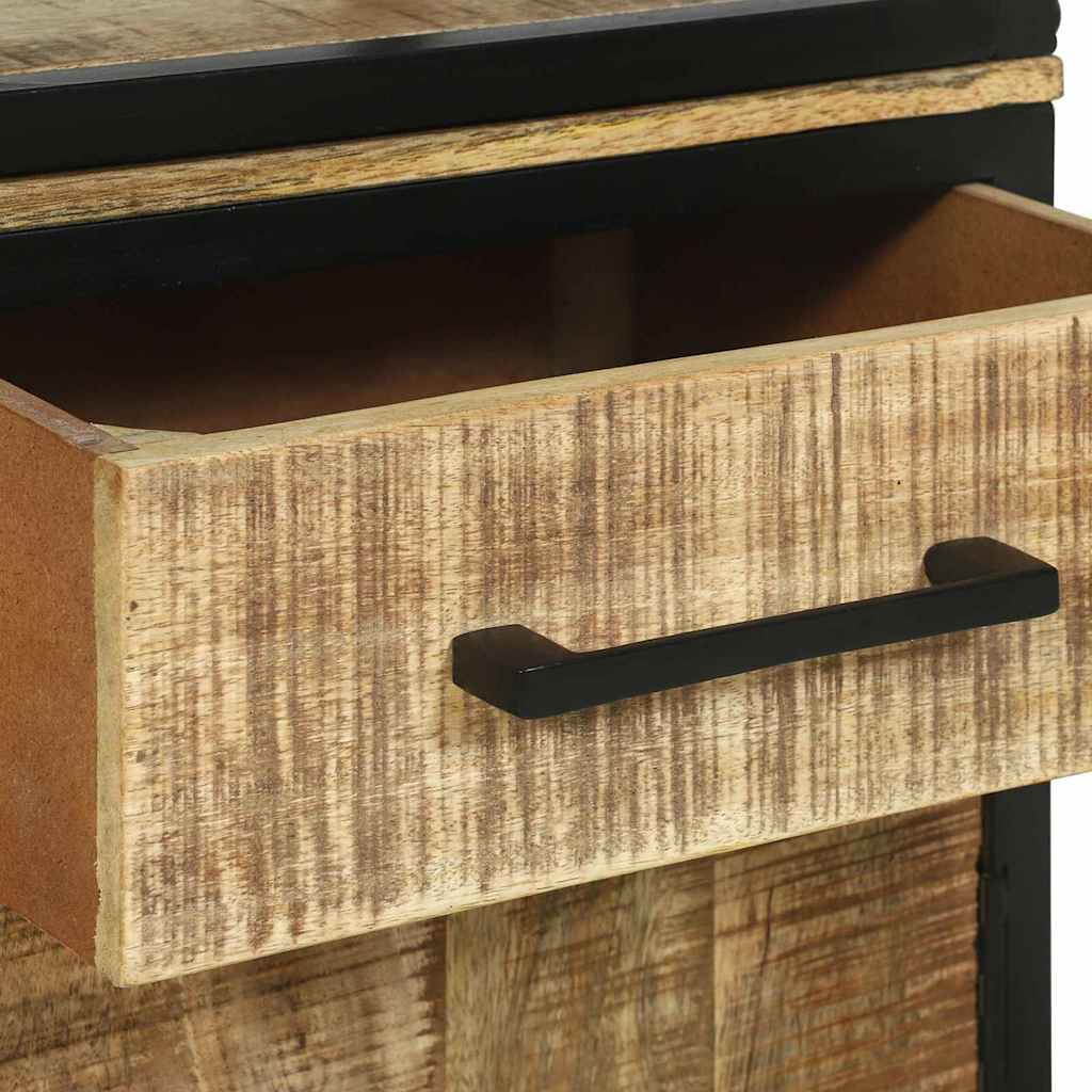 Haut Armoire Marron 70 x 35 x 180 cm Bois de manguier massif - XIOS