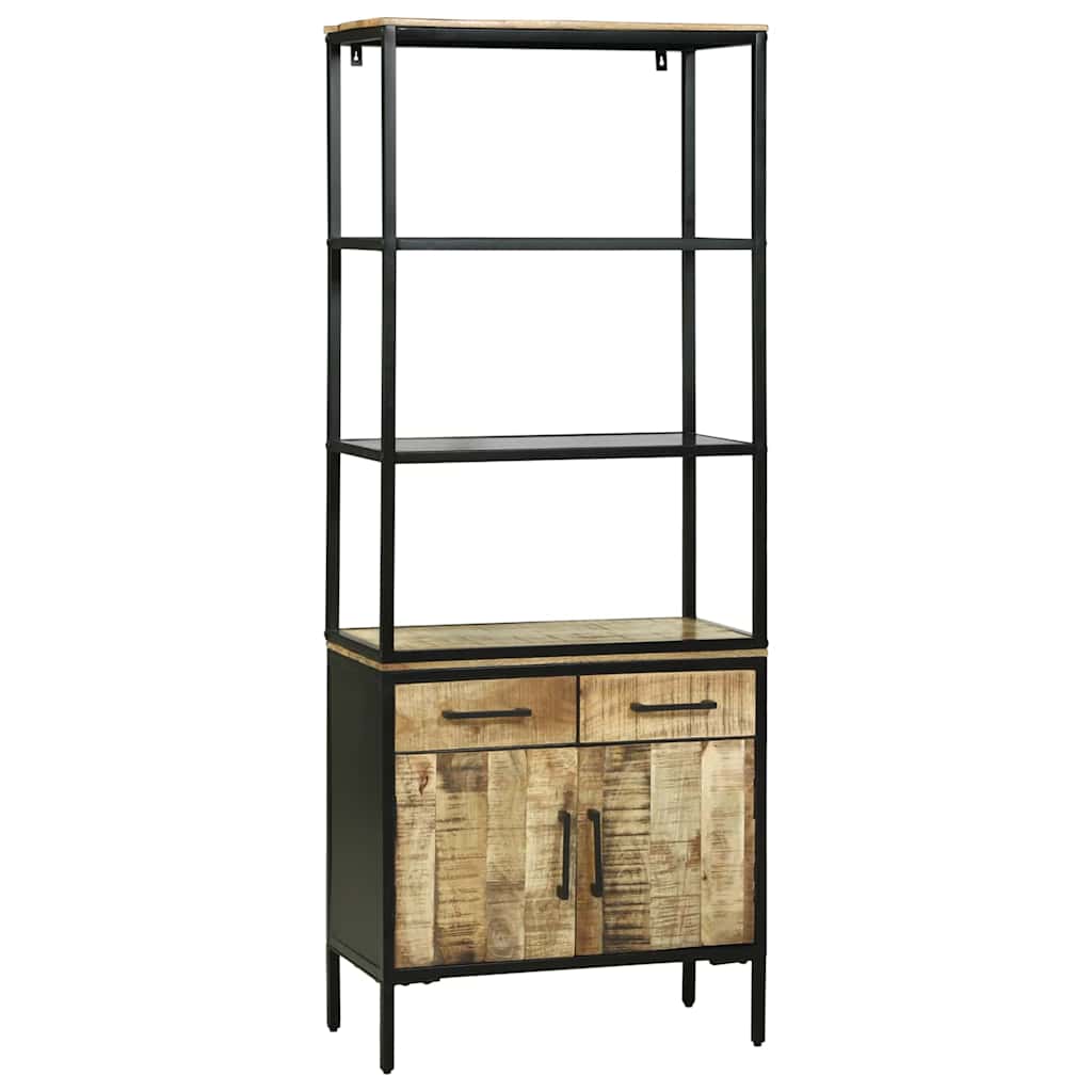 Haut Armoire Marron 70 x 35 x 180 cm Bois de manguier massif - XIOS