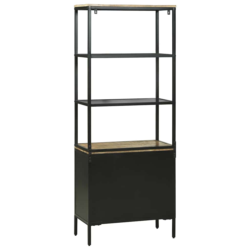Haut Armoire Marron 70 x 35 x 180 cm Bois de manguier massif - XIOS
