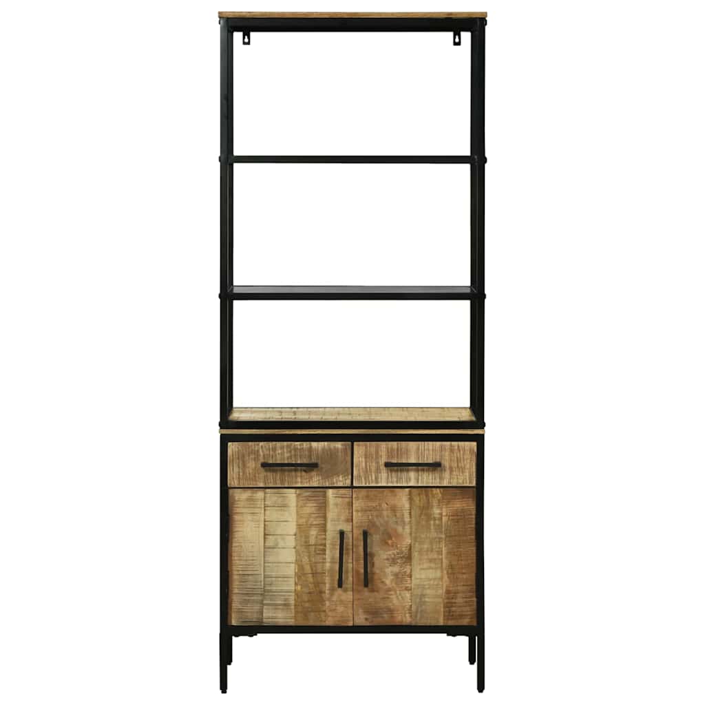Haut Armoire Marron 70 x 35 x 180 cm Bois de manguier massif - XIOS