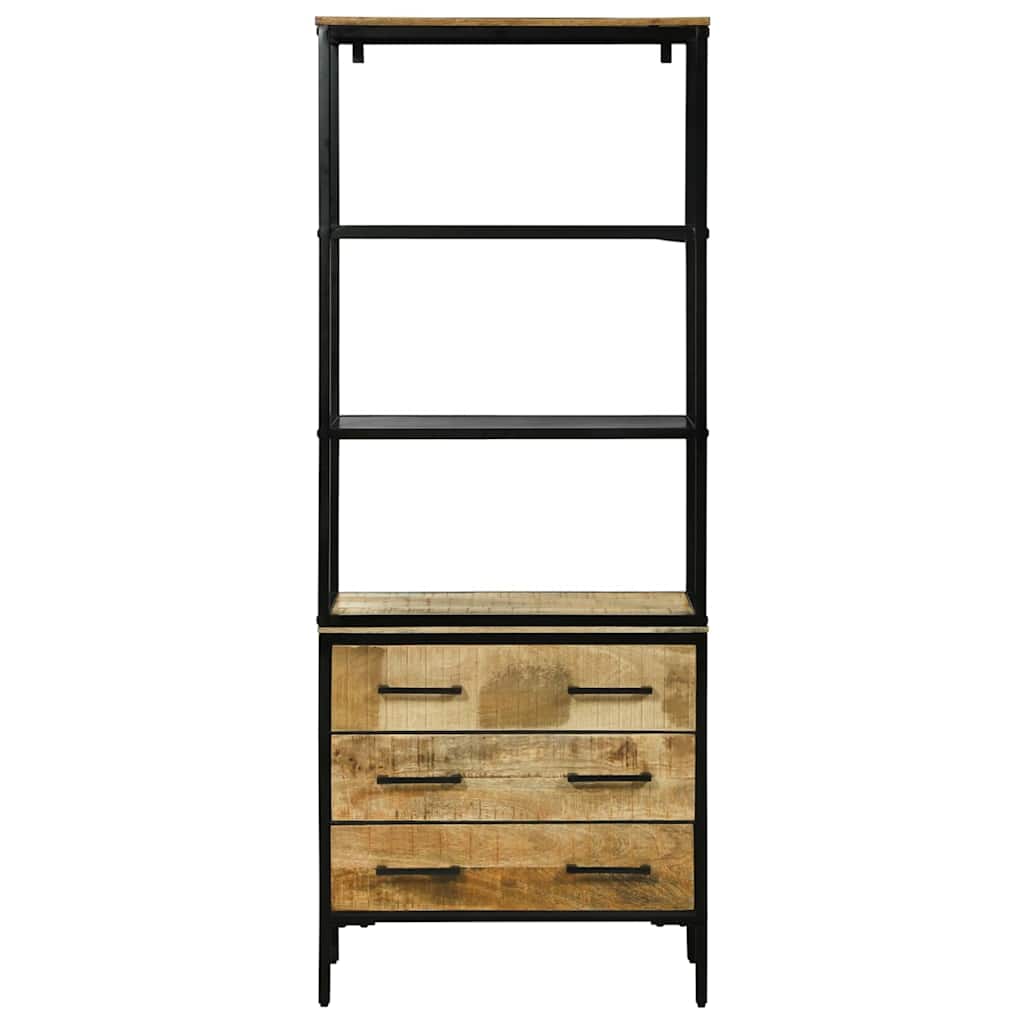 Haut Armoire Marron 70 x 35 x 180 cm Bois de manguier massif - XIOS