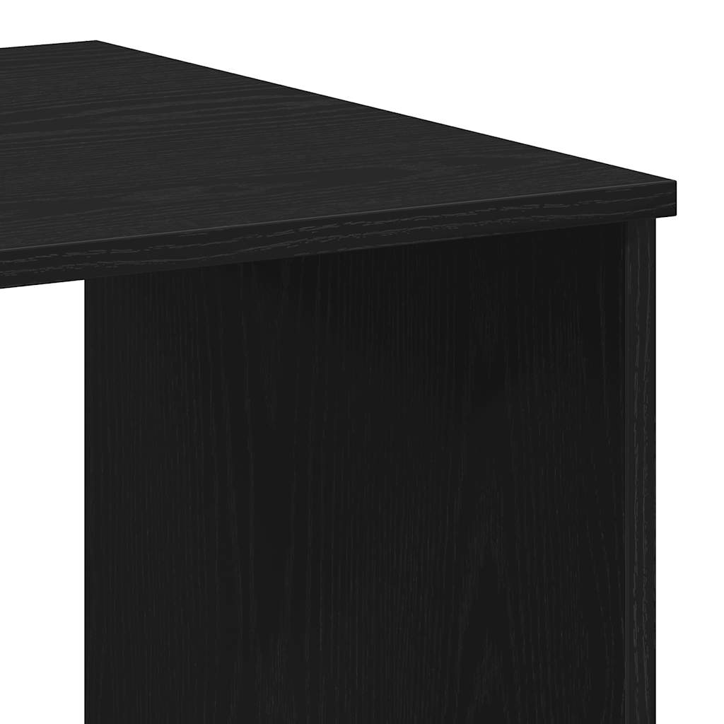 Bureau avec tiroirs en chêne noir 102 x 50 x 76 cm bois d'ingénierie - XIOS
