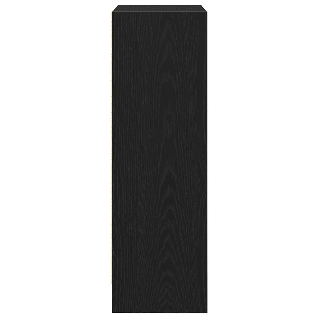 Bibliothèque chêne noir 40x24x76 cm bois d'ingénierie - XIOS