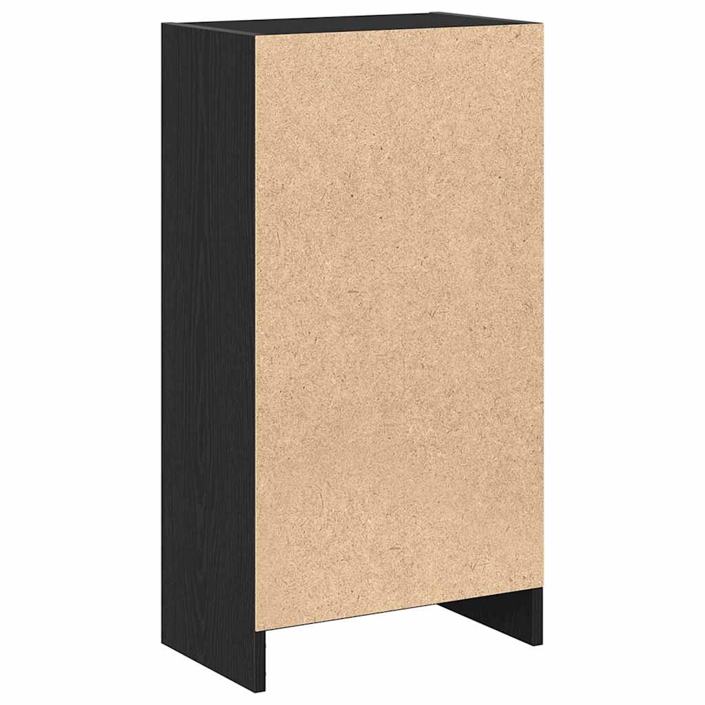 Bibliothèque chêne noir 40x24x76 cm bois d'ingénierie - XIOS