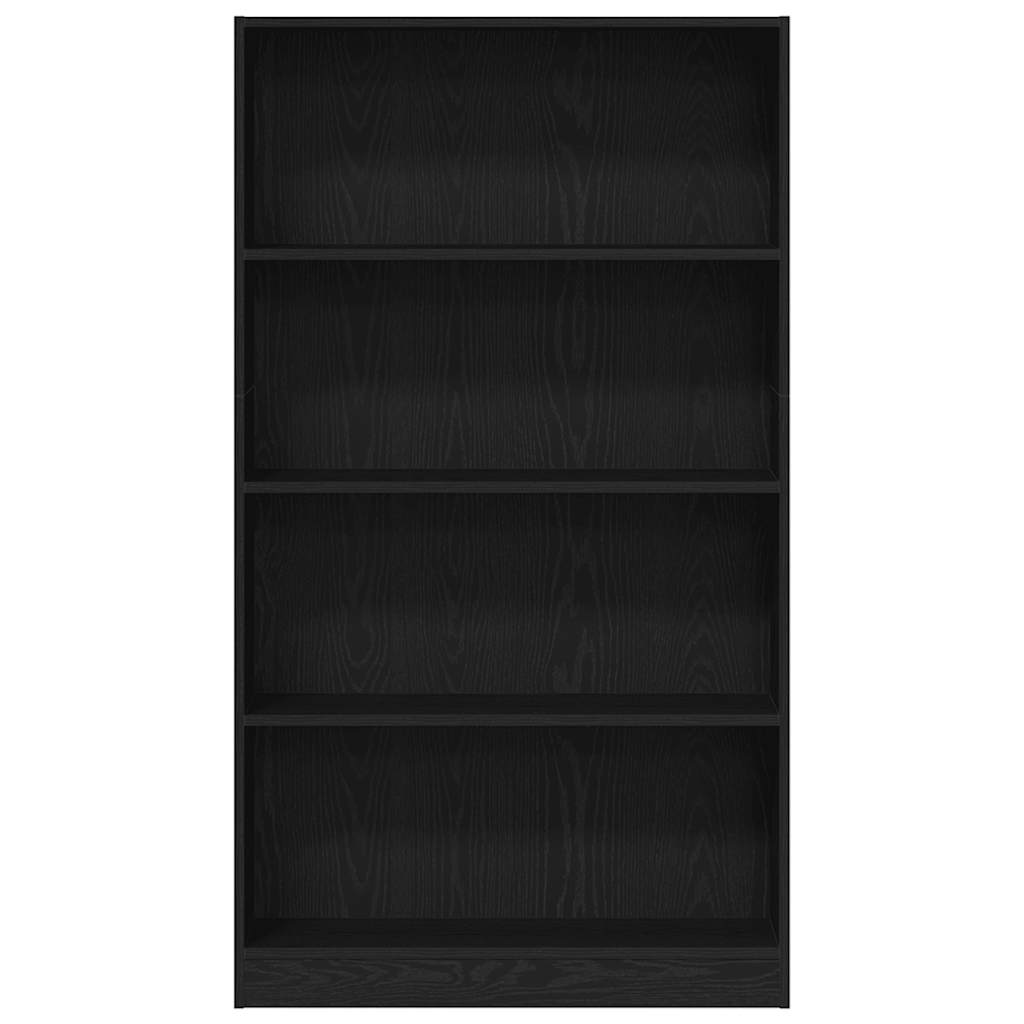 Bibliothèque à 4 niveaux chêne noir 80x24x143 cm - XIOS
