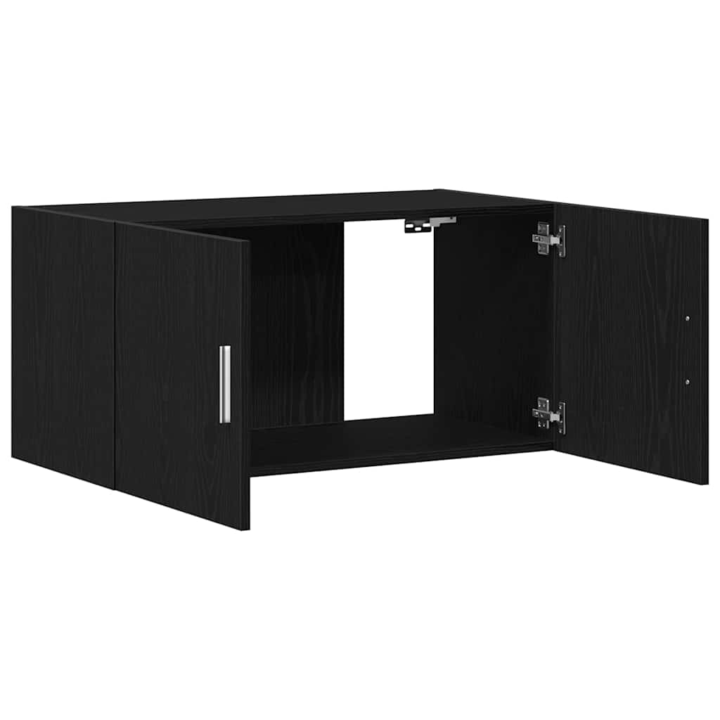 Armoire murale chêne noir 80x39x40 cm bois d'ingénierie - XIOS