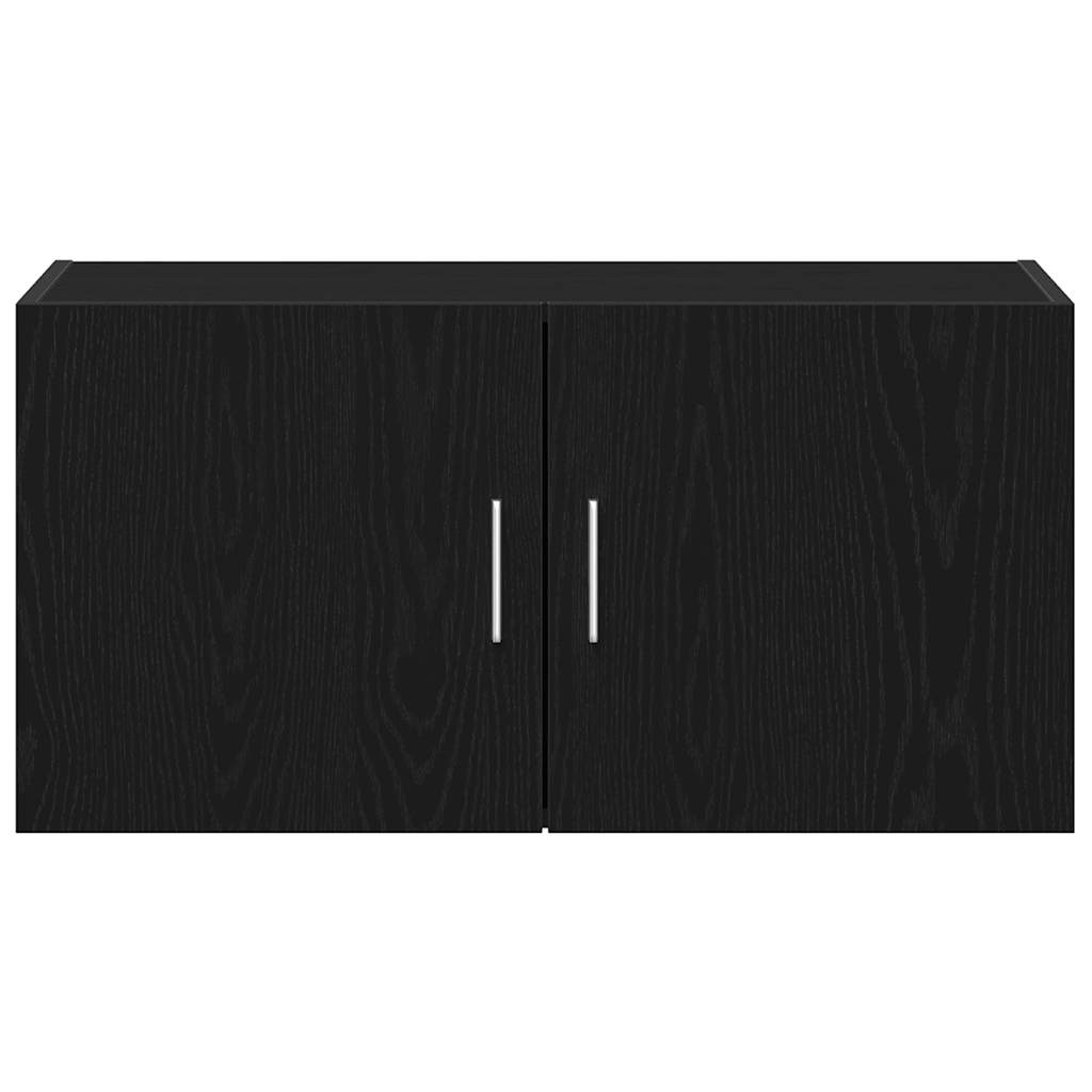 Armoire murale chêne noir 80x39x40 cm bois d'ingénierie - XIOS