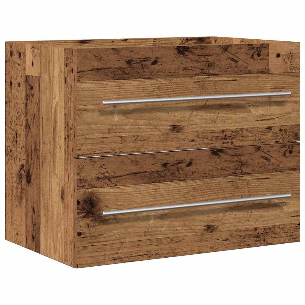 Meuble de salle de bain vieux bois 60x38,5x48 cm Ensembles de mobilier pour salles de bains vidaXL