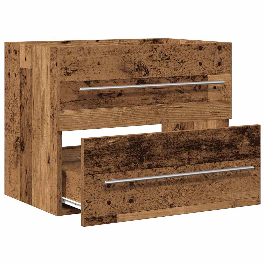 Meuble de salle de bain vieux bois 60x38,5x48 cm Ensembles de mobilier pour salles de bains vidaXL
