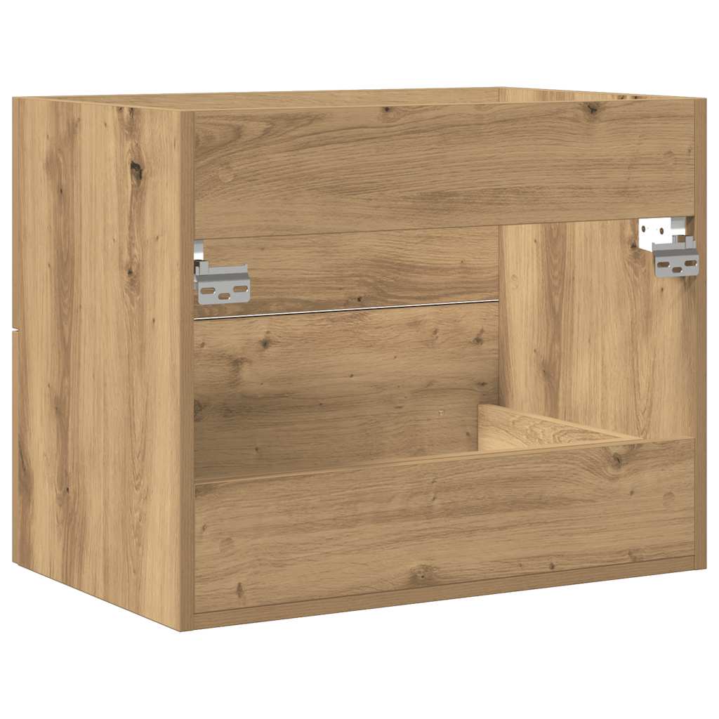 Armoire lavabo de salle de bain chêne artisanal bois ingénierie Ensembles de mobilier pour salles de bains vidaXL