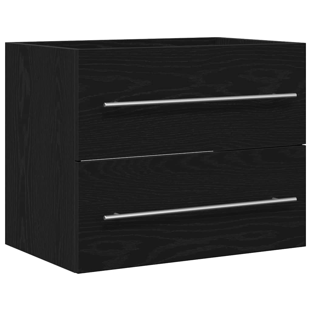 Meuble de salle de bain avec lavabo chêne noir 60x38,5x48 cm Ensembles de mobilier pour salles de bains vidaXL