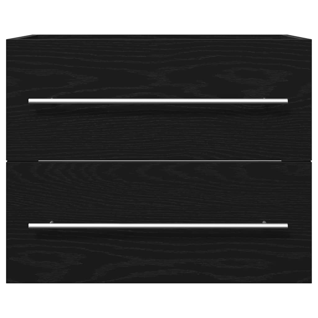 Meuble de salle de bain avec lavabo chêne noir 60x38,5x48 cm Ensembles de mobilier pour salles de bains vidaXL