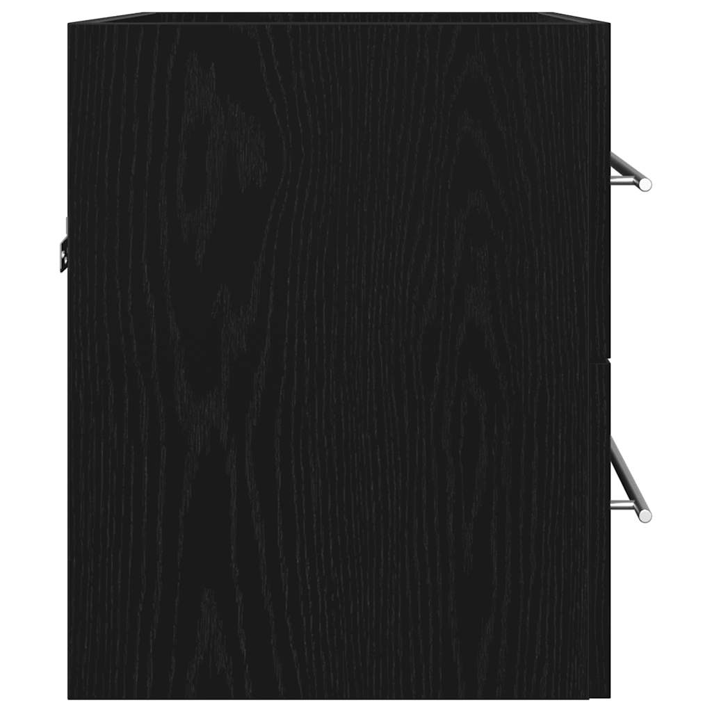 Meuble de salle de bain avec lavabo chêne noir 60x38,5x48 cm Ensembles de mobilier pour salles de bains vidaXL