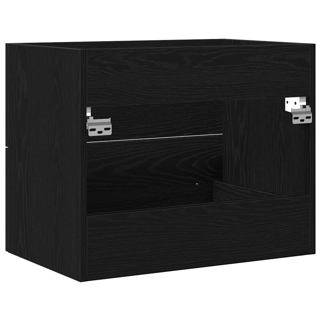 Meuble de salle de bain avec lavabo chêne noir 60x38,5x48 cm Ensembles de mobilier pour salles de bains vidaXL
