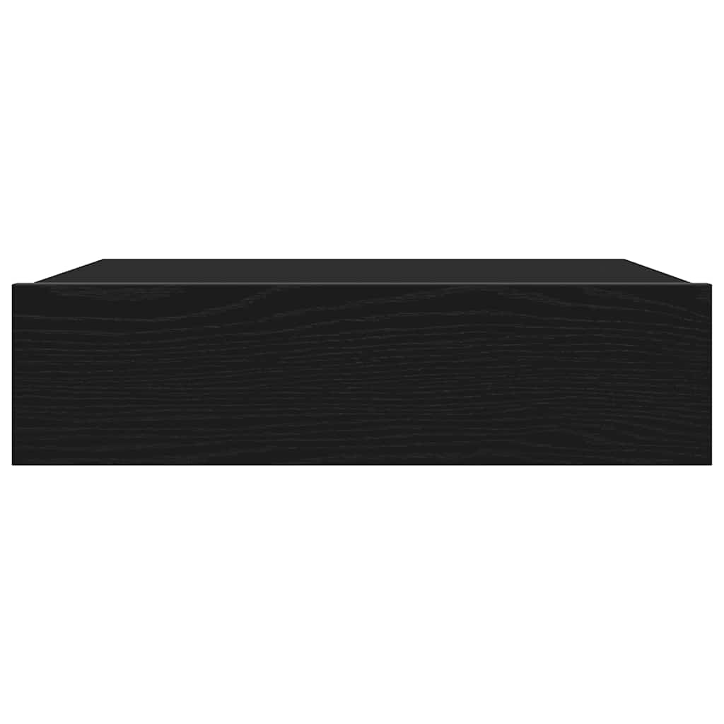 Meuble TV avec éclairage LED Chêne noir 60 x 35 x 15,5 cm - XIOS