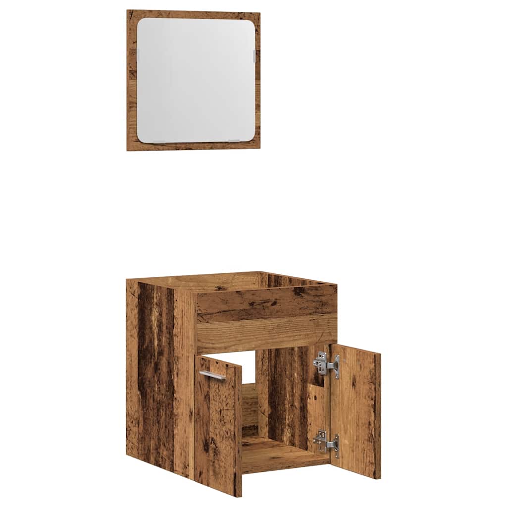 Ensemble de meubles salle de bain 2 pcs bois d'ingénierie Ensembles de mobilier pour salles de bains vidaXL