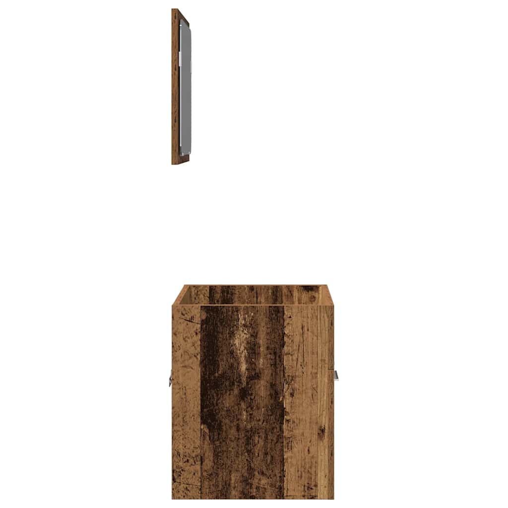 Ensemble de meubles salle de bain 2 pcs bois d'ingénierie Ensembles de mobilier pour salles de bains vidaXL